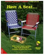 Macrame LAWN CHAIR patterns / workbook: hammock; plant hanger, lounger, weaving