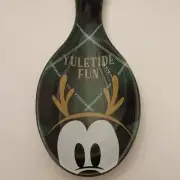 Disney Mickey Mouse Christmas Spoon Rest Ceramic Yuletide Fun Reindeer Antlers