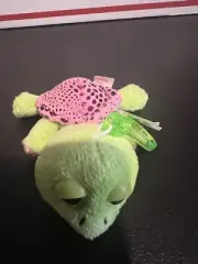 Russ Lil Peepers SPLASH the Sea Turtle 4" Plush Clip-On Backpack Hanger NWT
