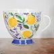 【KitchenCraft】高腳骨瓷馬克杯 檸檬園400ml(水杯 茶杯 咖啡杯)