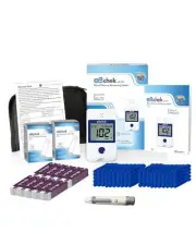 Diabetes Test Kit Blood Sugar Glucose Monitor Meter 206 Pcs Strip Tester Machine