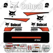 Fits Bobcat S160 Decal Kit Skid Steer (Curved Stripes) - CUSTOM STYLE!