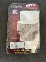 NWT CABELA’S Max Thermal Protection Base Layer Brief, Olive, XL Scent Control