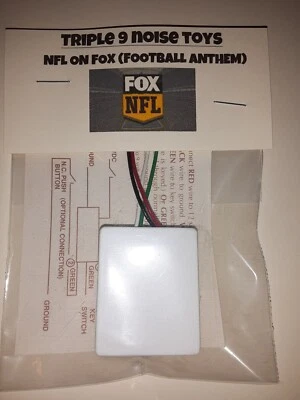 CB NOISE-TOY! (LISTEN) NFL ON FOX FOOTBALL ANTHEM SOUND MODULE