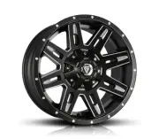 To Suit GWM ALPHA WHEELS PACKAGE: 18x9.0 Grudge Offroad RAMPAGE Milling Windo...