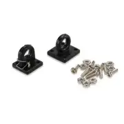 RC Tow Winch Hook Pintle Hook & Lunette Trailer Hitch 1/10th for RC4WD