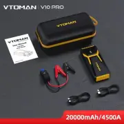 Portable 4500A Car Jump Starter Power Bank 20000mAh with LED Light