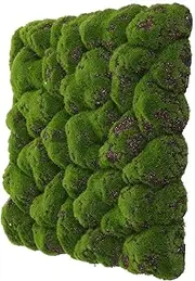 CAXUSD Artificial Moss Mat Lightweight Fake Moss Turf Panel for Wall Decoration Versatile DIY Background Wall Decor Easy Installation for Home and Event Use