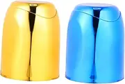 OFFIGAM 2pcs Stylish Dice Holder Ktv Dice Cup for Party Games Comfortable Grip Stable Shaking for Includes Cup