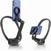 Magnetic Neck Phone Holder Cell Phone Mount,Hand Free POV/Vlog Rotation View Phone Neck Holder Video Shooting Holder for iPhone 15 14 13 12 Seires Android Phones