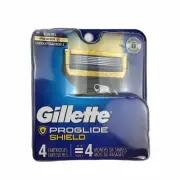 Gillette Proglide Shield Men's Razor Blade Refill Cartridges, 4 Cartridges