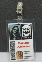 Mr. Robot ID Badge - Fsociety Darlene Anderson costume prop cosplay