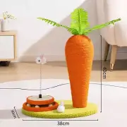 Cat Scratching Board Carrot Shape Cat Climbing Frame for Resting Lounging