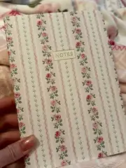 Pink Roses Notebook Shabby Chic Journal Flowers LoveShackFancy Inspired