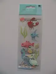 Jolee's Dimensional SEALIFE SOUTH Fish, Crab, Pelican, Shells NIP