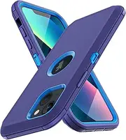 [Aimoll-88] for iPhone 14 Case, iPhone 13 Case, [with Built-in Screen Protector] [Military Grade Drop Protection] Full Body Cover Shockproof Protective Phone Case for Apple iPhone 14/13 Blue