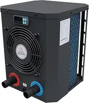 Pool Heater, Swimming Pool Heat Pump, Electric Water Heater Swimming Pool and SPA Heater Digital Display Swimming Pool Thermostat for Swimming Pool, Wi-Fi Control