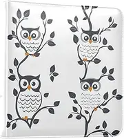 Cartoon Barred Owl Milk White Scrap Book Photo Albums Self Adhesive Pages 2 pcs 5x7'' Photos para parejas de novios