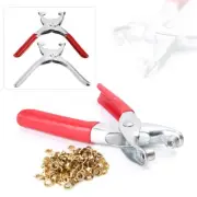 1pc Pliers Eyelets+100pcs Eyelets For Fixing Grommets on Tarpaulins Tents Canvas