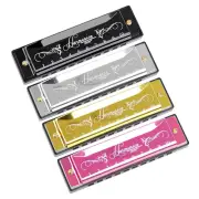 Brand New Harmonica Tremolo Harmonica 10.4cmx2.8cm Harmonica In C Key IRIN