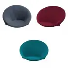 3x Jacquard Fabric Saucer Chair Slipcover Stretch Removable