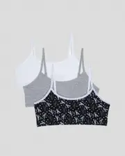 [Calvin Klein] Girls' Bralette 3 Pack