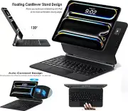 Magic Keyboard for iPad Pro 13-inch M4 2024 Magnetic Floating Backlit Touchpad