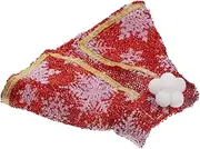 NOLITOY Adorable Xmas Cat Cloak Creative Holiday Pet Costume Cute Cat Cape for Christmas Celebrations Festive with Snowflakes for Felines