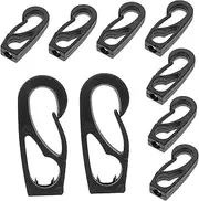 VANZACK 10pcs Elastic Cord Buckle Clips: Shock Cord End Hooks Kayak and Boat Accessories for Easy Installation and Enhanced Water Adventure Efficiency