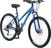 [Schwinn] GTX Comfort Adult Hybrid Bike, Men and Women, Dual Sport Bicycle, 700c Wheels, Step-Through or Step-Over Lightweight Aluminum Frame