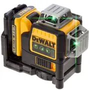DeWALT Green Beam Cross Line Laser 12V x3 360 1080 Self Levelling DCE089D1G-XE