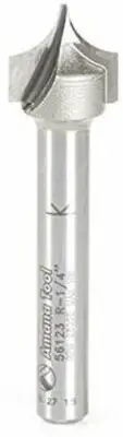 1/4" Radius Carbide Tipped Point Roundover 1/2" Dia Router Bit Amana 56123