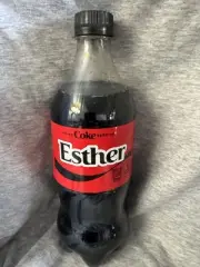 Share A Coke with Esther 2025 Personalized Gift Coca Cola Bottle 20oz Zero