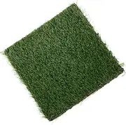 BESPORTBLE Lawn Floor Large Rugs for Living Room Turf Tiles Interlocking Garden Decking Tiles Runner Rug Balcony Flooring Garden Fence Outdoor Rug Artificial Grass Tiles Plastic Green
