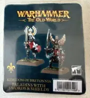 Warhammer the Old World Kingdom of Bretonnia Paladins With Swords & Shields