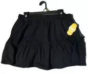 Wonder Nation Pull- On Black Knit Skirt, Girls Size XL (14-16)