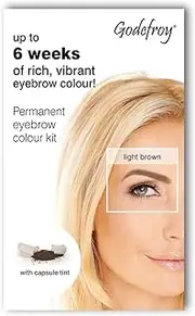 Instant Eyebrow Tint by Godefroy 4 x Application Kit: Light Brown