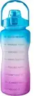 EYQ 64oz Water Bottle Leakproof BPA Free, Motivational Time Marker, Ppl Gradient