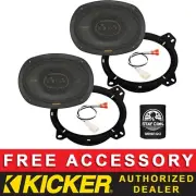 KICKER KSC69304 6"X9" OEM SPEAKER REPLACEMENT KIT FOR SUBARU CROSSTREK 2018-2024