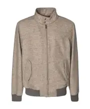 stand-up collar jacket L Nude