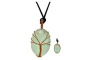 Crystal Wonderland Wisdom Tree Amazonite Crystal Pendant