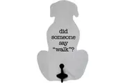 Hanging Dog Lead Hook - White