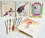 Vintage Birthday Card Box Set Anniversary Get Well Baby Shower Cards 11pc UNUSED