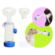 Inhaler Spacer with 2 Masks for Pets Cat and Small Dog Inhaler Spacer for ,with Round Shape Silicon As Shown