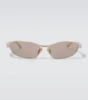 [Balenciaga] Balenciaga Miami oval sunglasses One size brown