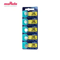 在飛比找momo購物網優惠-【muRata 村田】鹼性鈕扣型電池 LR1130 5入/卡