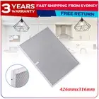 2x Fits CHEF SIMPSON WESTINGHOUSE RANGEHOOD ALUMINIUM FILTER 0144002130, 426x316