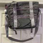 OGIO NEW Monaco Gray / Pink Laptop Tablet Notebook Large Messenger Bag