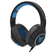 Professional Led Rgb Lighting Wired Headset Headphone Noise Cancelling With Mic