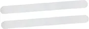 2Pcs Transparent Tennis Racquet Head Tape Durable TPU Racket Protection for Weather Resistance Lightweight Easy Peel Off for Training Competition Use